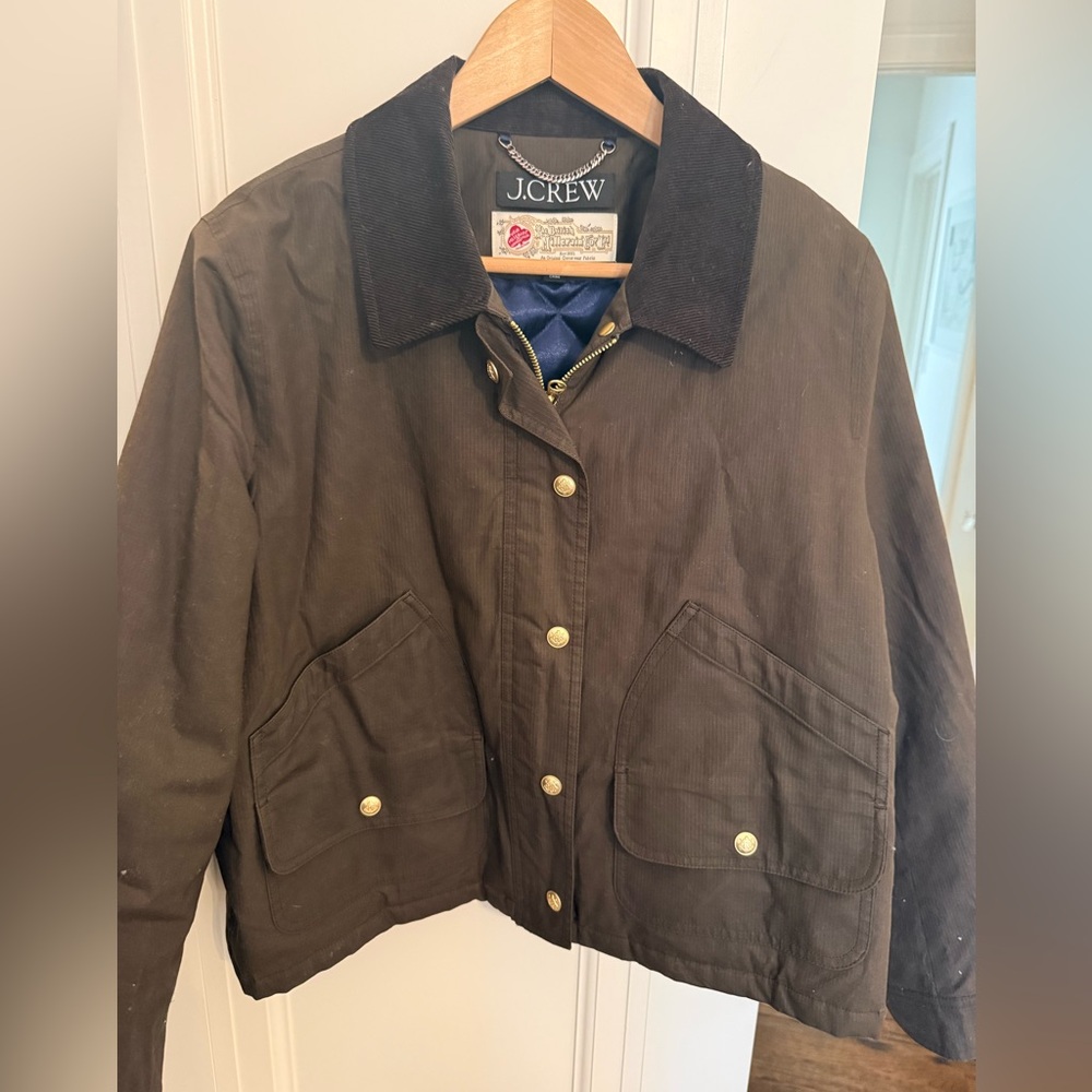 J. Crew Women's Dark Brown Utility Jacket